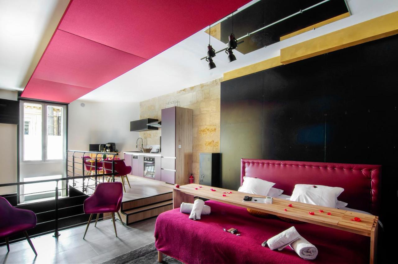Mieuxqualhotel jacuzzi privatif Love room Bordeaux Extérieur photo